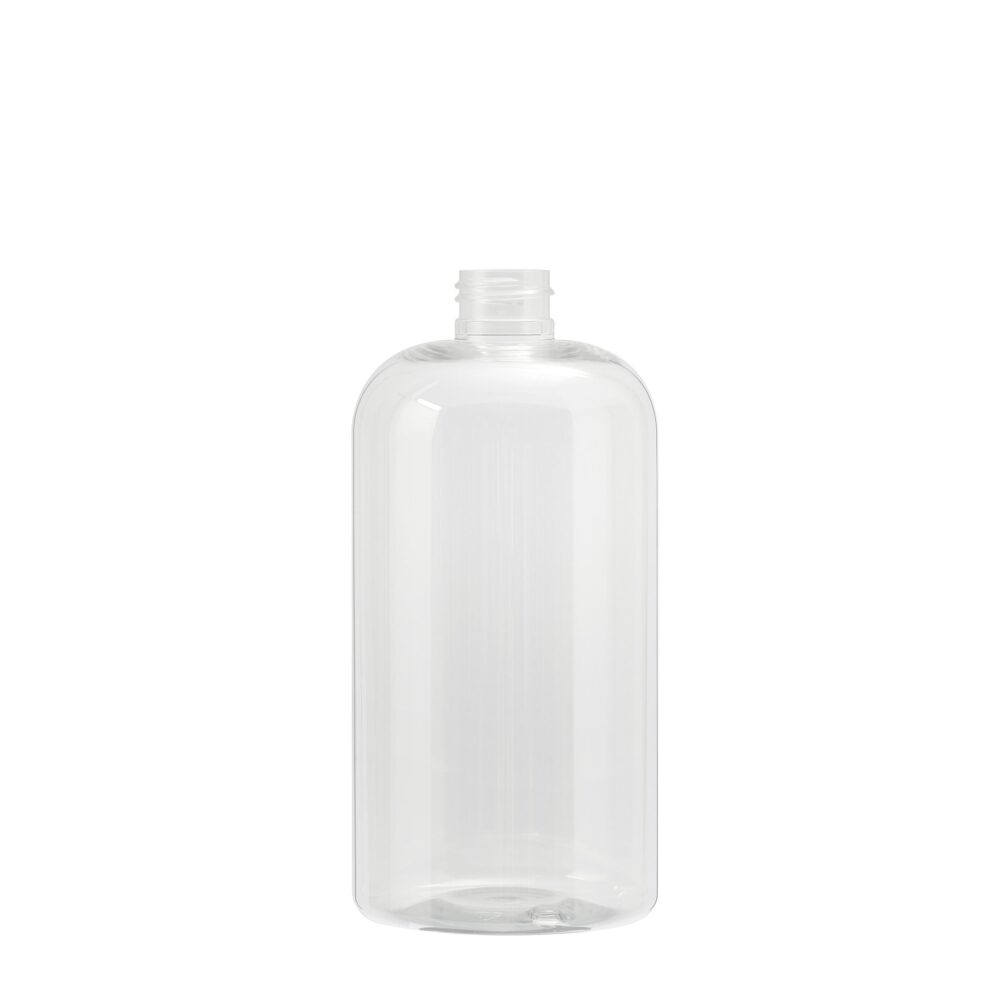 Flat Base Boston Round 500 ml